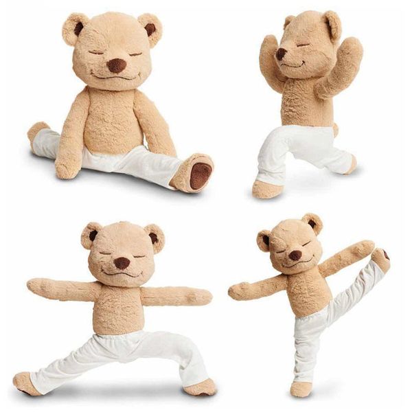 

40cm 16'' yogo bear plush toys cute teddy bear stuffed soft peluche pelucia toys creative gift for kids christmas birthday gift