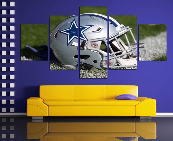 2019 Dallas Cowboys Helmet Modern Abstract Canvas Oil Painting Print Wall Art Decor For Living Room Home Decorationunframed Framed From Eternal996