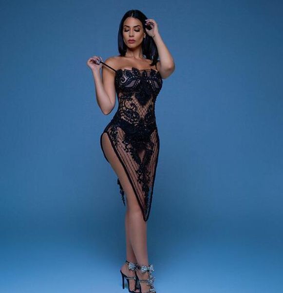 

evening dress long dress spaghetti lace sleeveless black emborided have a personablity emborided zipper dazzing sess, Red