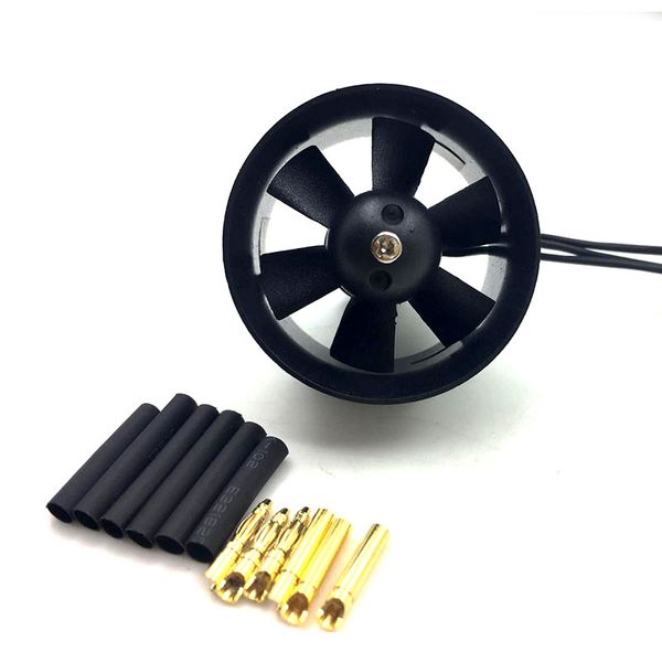 

qx-motor 30mm 6 blades ducted fan edf qf1611 5000kv brushless motor for diy rc airplanes model accessories parts
