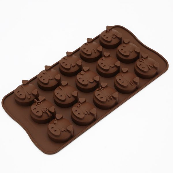 

cute pig chocolate cookie cutter mold tools diy chocolate silicone baking mold tools kitchen accessories