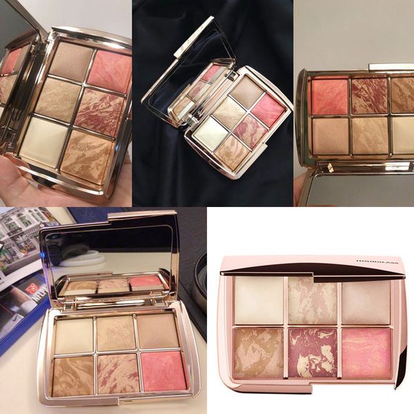 

Hourglass High gloss blush Pressed Blush powder 6 Colors Hourglass face makeup Highlighting powder Blush powder free shipping Hot