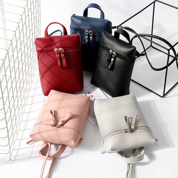 

2018 women crossbody shoulder messenger bag fashion solid small design casual portable purses crossbody bag messenger purses