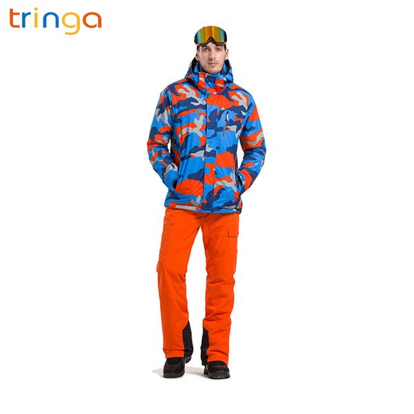 

outdoor new men's snowboard clothing single and double board ski suit snow pants men's ski suit windproof waterproof warm jacket
