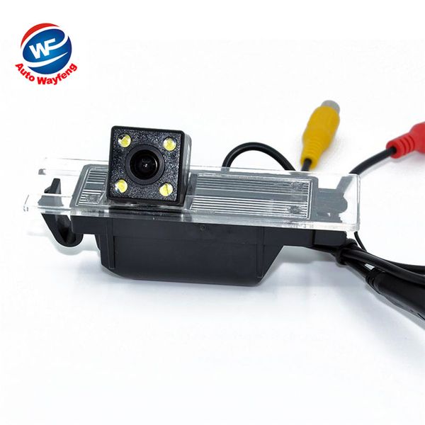 Nightvision 4 LED HD CCD Çip Araba Dikiz Opel Astra H / Corsa D / Meriva A / Vectra C / Zafira B, Fiat Grande için Ters Kamera