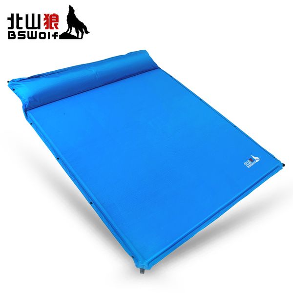 

bswolf inflatable cushion outdoot camping automatic inflatable mattress tent sleeping pad waterproof travel soft air bed mat