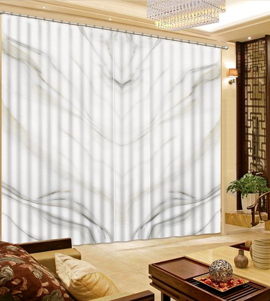 

3d curtains marble landscape curtains for bedroom window curtain living room decoration