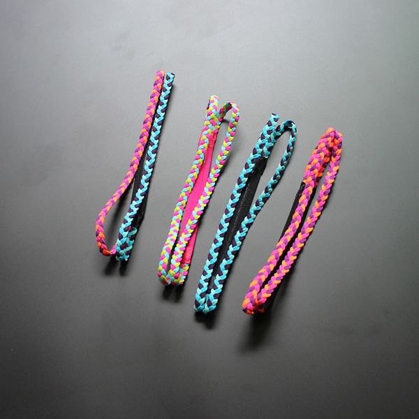 

girls intertwined color sports hair band yoga sweat band professional fitness anti-persimmon hair with headband hoop