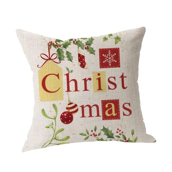 

cotton linen christmas xmas socks pillow case throw home decor 9 21