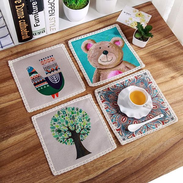 individuales en tela para comedor