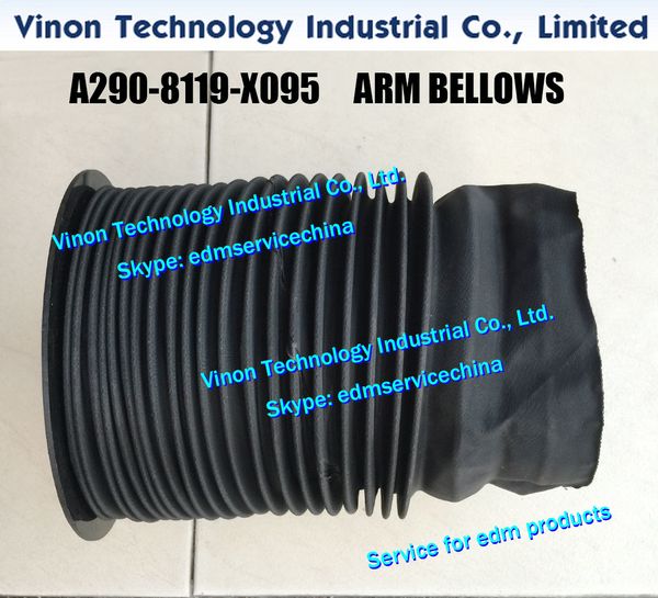 (1 adet) Fanuc Alfa 0iD Kol Körükler A290-8119-X095, EDM ARM BELLOWS CNC TEL KESME ELEKTRIKLI MAKINELERI A2908119X095 Alt Kol Körükler 0iD2,0iE