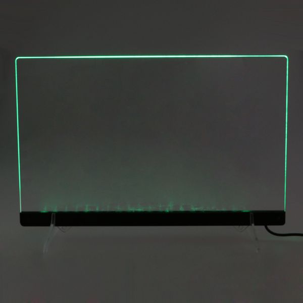 

LED акриловых краев Lit Вход висячего Blank Акрилового Знак Ресторан DC 5V USB Powered Оптовой