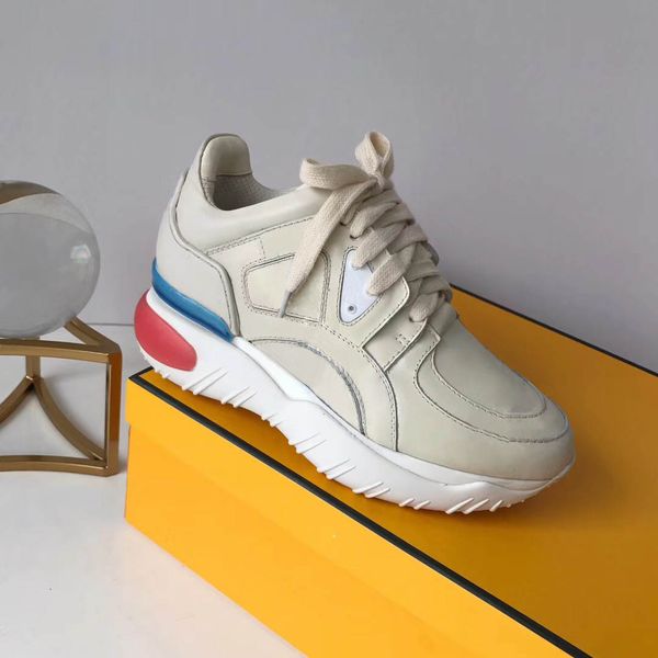 

Дизайнерская женская повседневная обувь для фитнеса Кожаная женская модная бела