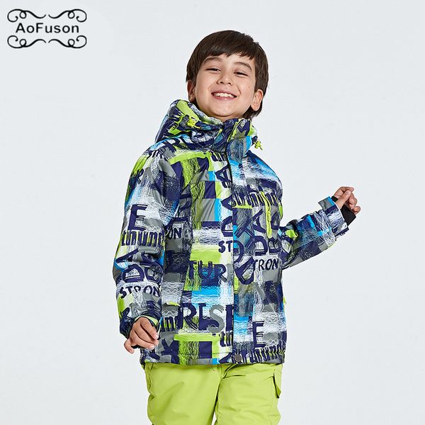 

snowboard ski jacket for kids warm breathable waterproof winter snow skiing boy girls coats hiking children's ski wear 2019 new