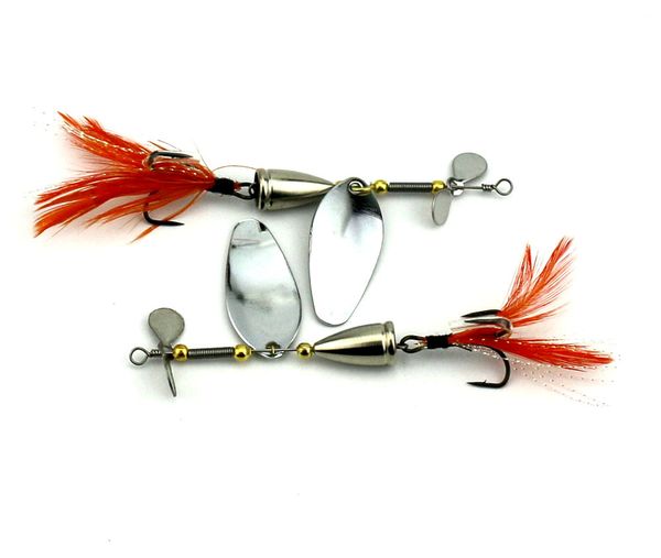 

5. ложки, Ѭболовнй набоѬ / комплек дл ловли оѬели / 9.5cm spinnerbaits13.6g