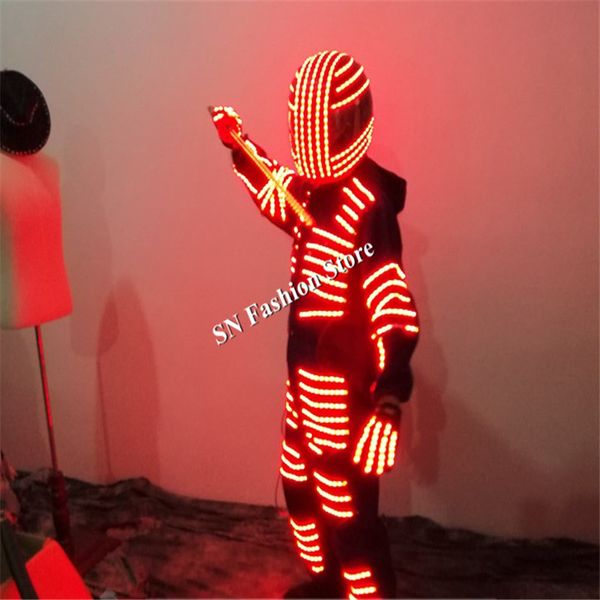 

LZ17 LED робот костюмы танец робот световой костюм RGB красочные светодиодные костюмы