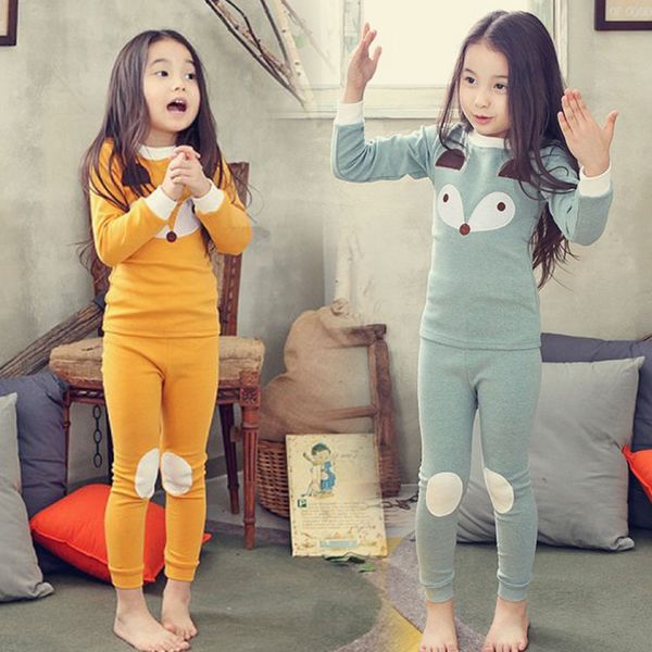

children sleepwear casual cartoon pattern clothes for girls boys baby children pajama costumes suit toddler kids cotton clothing, Blue;red