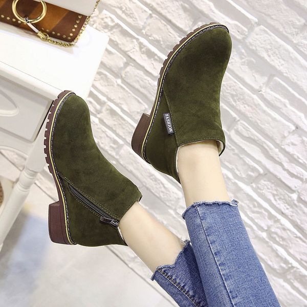 

snow boots women red black boots winter warm shoes 2018 botas mujer fur platforma casual women winter shoes plus size 40