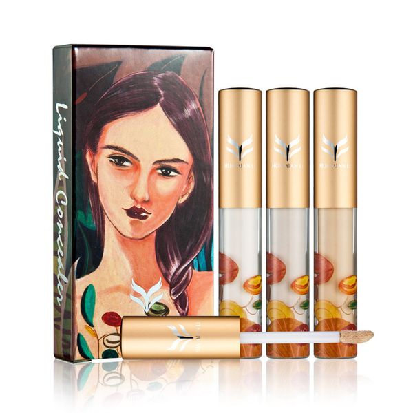 

huamianli eye shadow primer concealer creamy liquid concealer luminous highlight dark circle removing face foudantion cream
