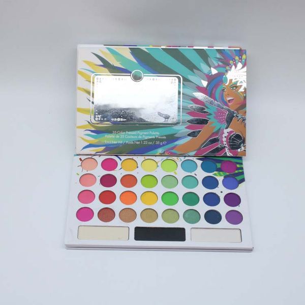

new arrival take me back to brazil eye shadow palette makeup 35 shimmer colors bright color shadows drop shipping eyes cosmetics