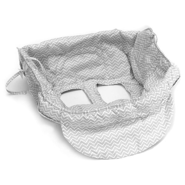 

foldable baby shopping cart protection cover polyester trolley soft pad infant dining chair seat cushion with safety belt