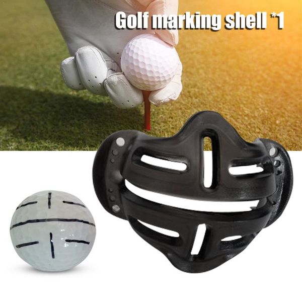 

new golf ball alignment line marker marks template draw template linear putt positioning ball mark alignment putting clip tool