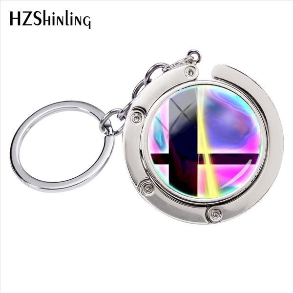 

magical super smash bros ball glass cabochon ps bag hanger accessories silver key chains