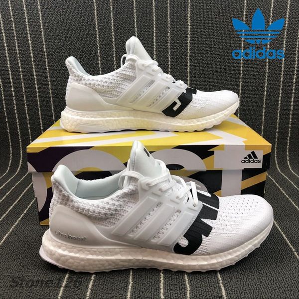 Adidas Originals Ultra Boost 4.0 Undefeated Triple White Black Men Running Shoes Sport Primeknit Real Boost Fashion Ultraboost Trainer Shop Shoes Men Adidas Originals Ultra Boost 4.0 Undefeated Triple White Black Men Running Shoes Sport Primeknit Real Boost Fashion Ultraboost Trainer Shop Shoes Men
