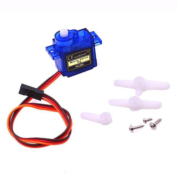 

100pcs/lot cfsunbird sg90 9g mini micro servo for rc for rc 250 450 helicopter airplane car boat