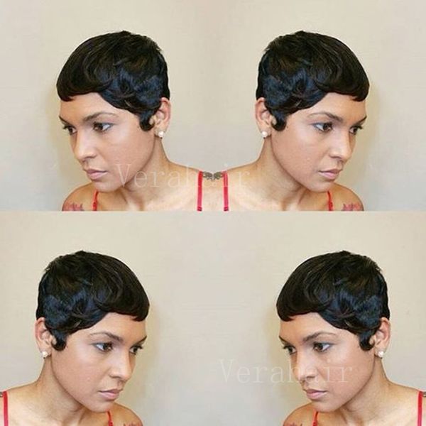 Cheap Human Baby Hair Wig African American Short Wigs For Black