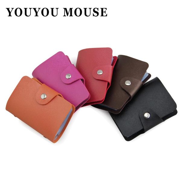 

New Cross Pattern Credit Card Holder Wallet 24 Slots High Quality Business Card Bag Bank Cards Holders PU Leather For Men Women