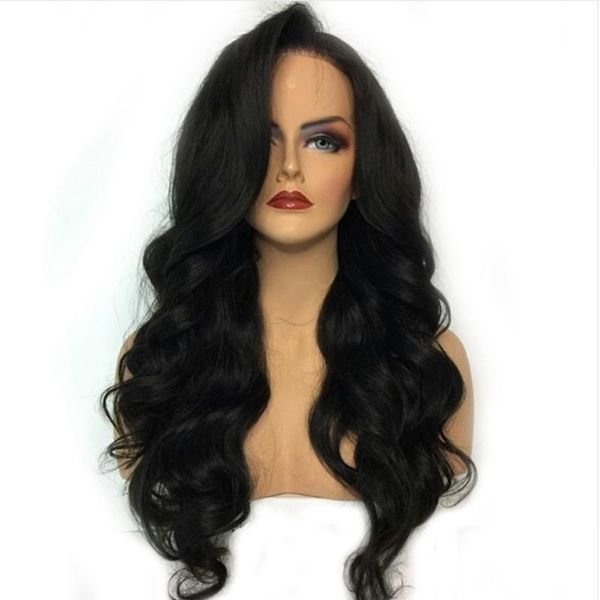 Human Hair Lace Front Wigs Wigs Brazilian Body Wave Wig For Black