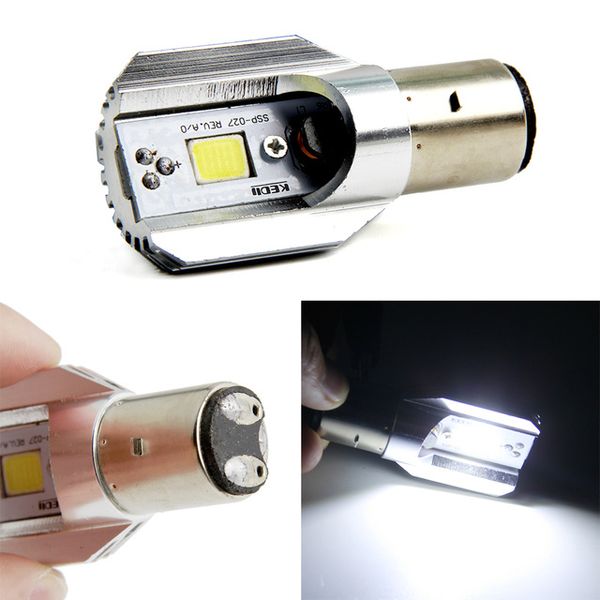 

1pcs h6 led headlight lighting cob 1000lm ba20d h/l scooter motorcycle accessories moto fog light for lamp bulb