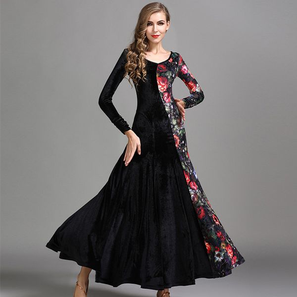 2019 Standard Ballroom Dresses Waltz Ballroom Dance Dress Women Flamenco Dance Costumes Practice Dress Wear From Yakima 99 88 Dhgate Com