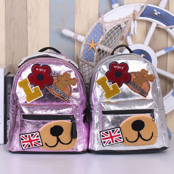 

fashion girls backpack teenager children cartoon british style shoulders bags kids school bags girls leisure travel bags christmas gifts