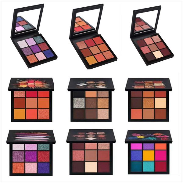 

New beauty makeup eye hadow palette 9 color ob e ion pallet 6 tyle gem tone coral eye hadow hipping