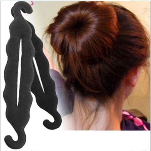 Women Magic Foam Sponge Hairdisk Hair Device Donut Quick Messy Bun