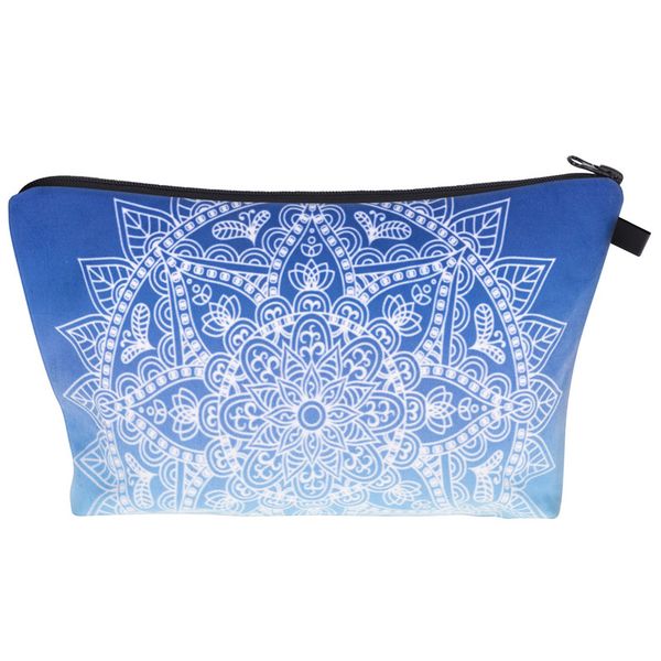 

3d printed mandala cosmetic bags for travelling storage women's travel storage fashion cute for gift christmas
