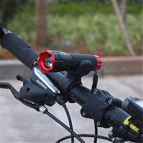 

cycling head flashlight led bicycle light front headlight waterproof mount penlight 2000 lumens rotary zooming bike lights