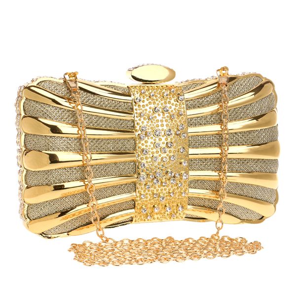 

women evening bags fashion diamonds clutch bag female wedding bow clutches purses