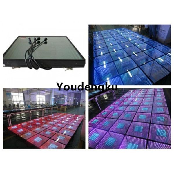 Frete grátis Frete LED Dança Floor DJ Light Dancing Assoalho LED RGB Espelho Infinito Casamento DJ Dança Chão