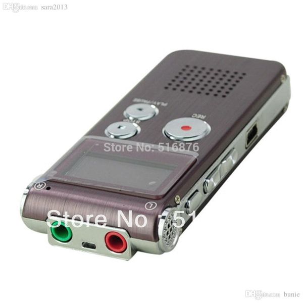 Silver Digital Voice Recorder Black GH-609 Steel Digital Audio Black Silver Digital Voice Recorder Black GH-609 Steel Digital Audio Black