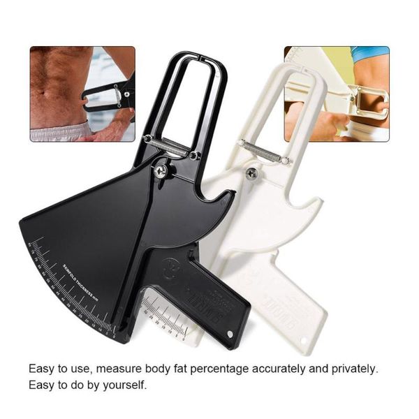 

body fat caliper 80mm skinfold measure tape fat body fold tester kit fitness beauty health care keep measurement tool