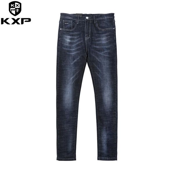 

kxp dark blue fashion men's jeans 8536