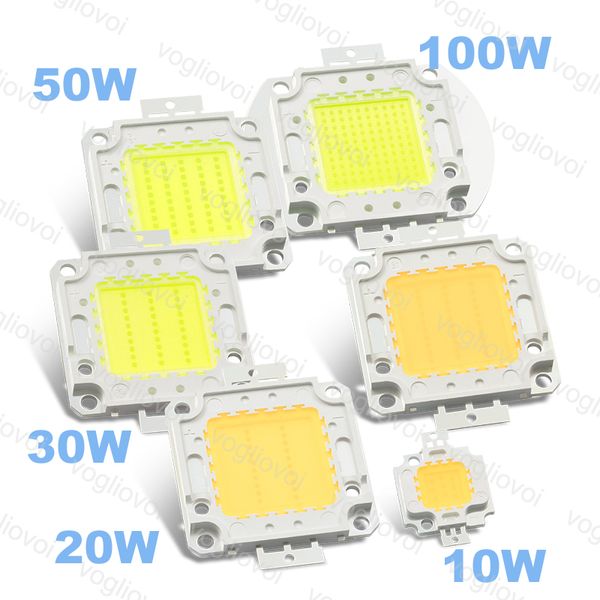 

led bead 10w 20w 30w 50w 100w high power cob 35mil white warm white for highbay lamp flood lamp street lamp leads packet