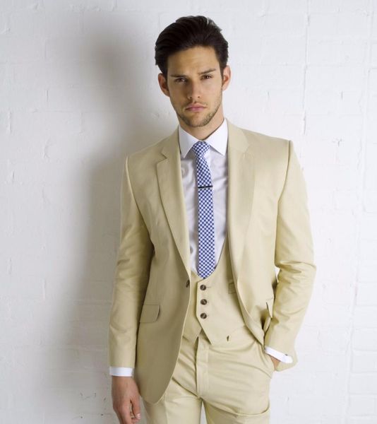 

custom designs ivory waistcoat handsome wedding suits for men formal suits blazer business party jacket+pants+vest demo6606, White;black