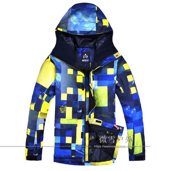 

2018 smn men ski jacket snowboard skiing clothing windproof waterproof breathable winter coat male thicken thermal outdoor wear