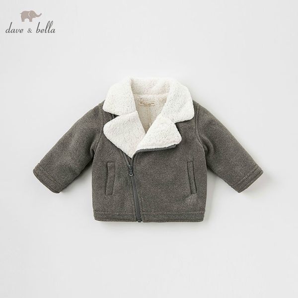 

dba7822 dave bella autumn infant baby boys fashion coat toddler outerwear children hight quality clothes, Blue;gray