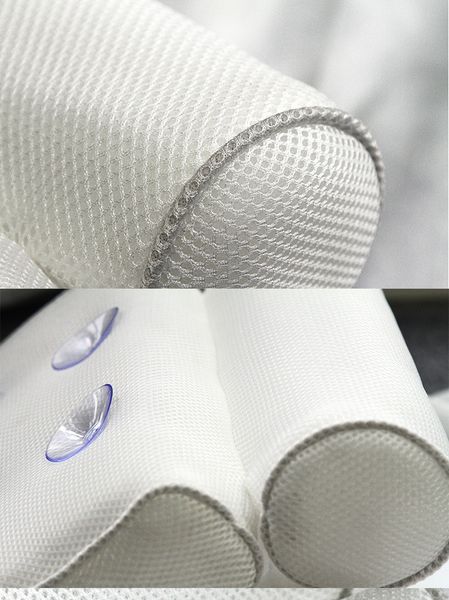 

new spa bathtub pillow 3d jacuzzi tub with sucker anti-skid bathing cushions bath pillows non-slip type bathroom products