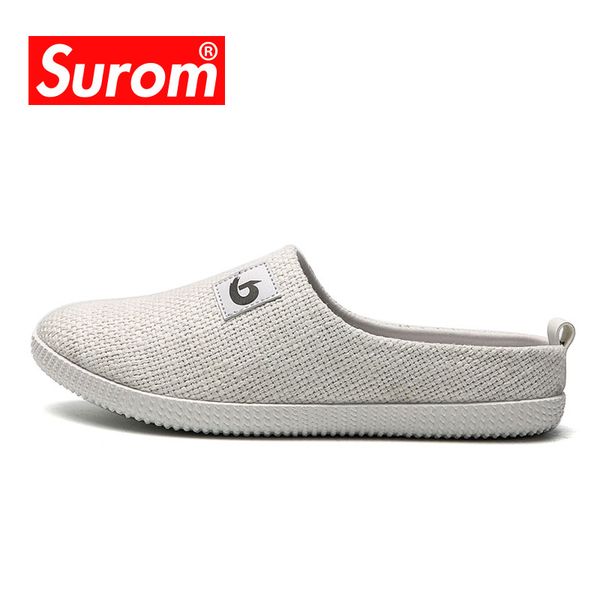 

surom summer walking shoes men footwear breathable outdoor male shoes adult